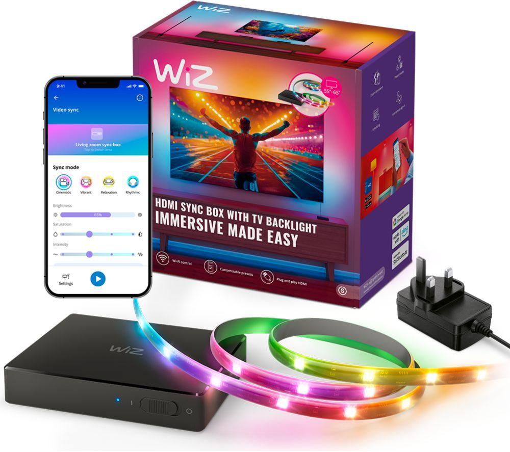 WIZ HDMI Sync Box With 55 - 65" TV Backlight image number 2 of 4