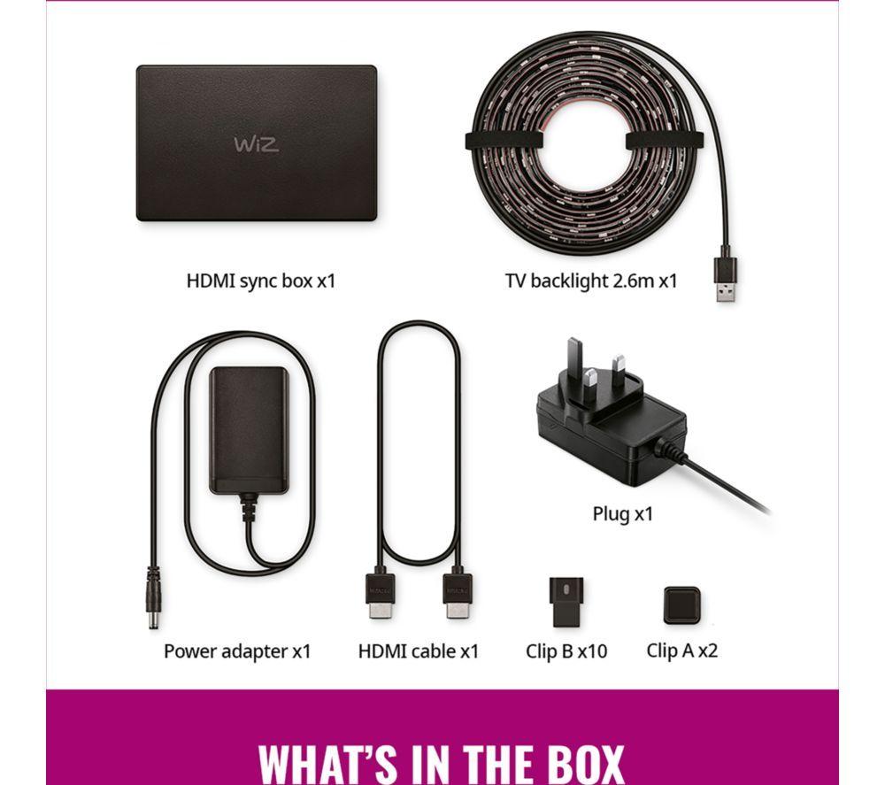 WIZ HDMI Sync Box With 55 - 65" TV Backlight image number 3 of 4