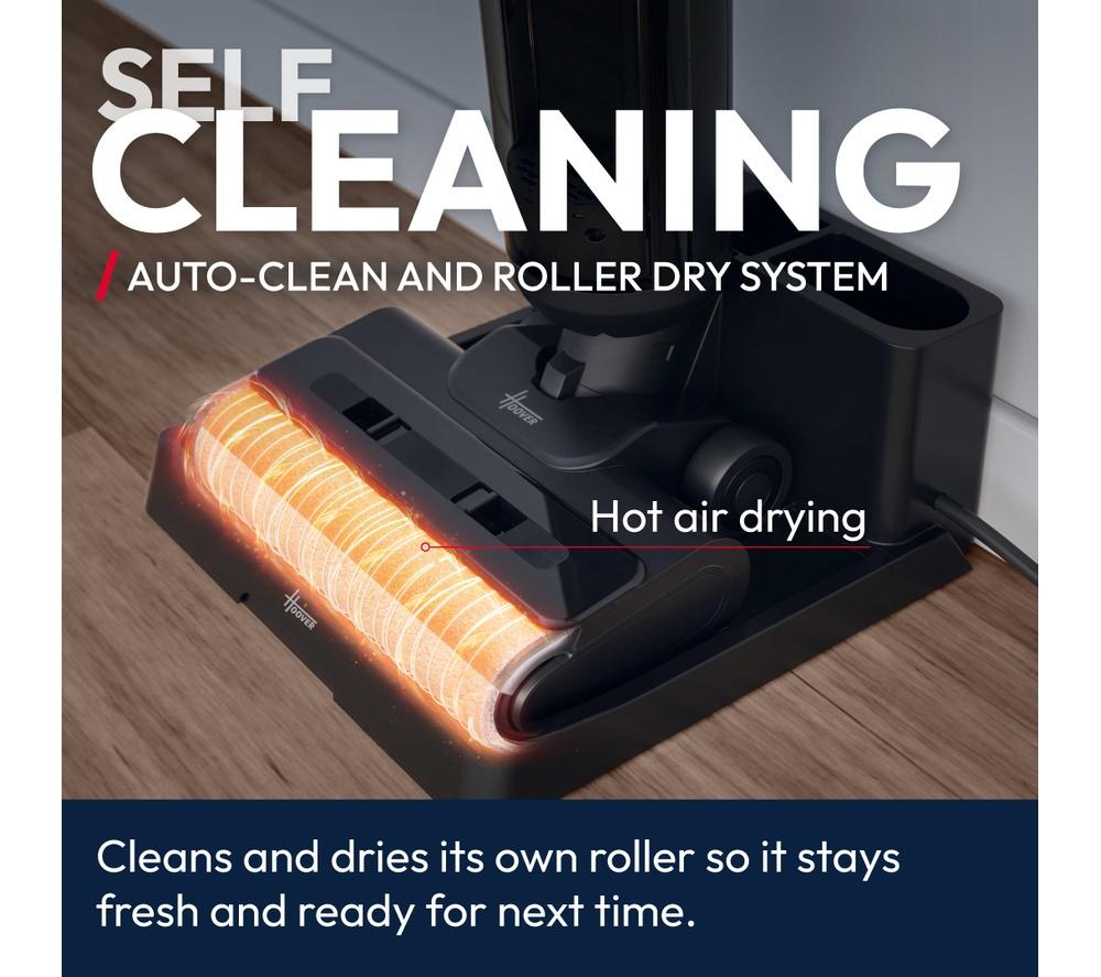 HOOVER HW3 Plus Turbo Clean Upright 2-in-1 Wet & Dry Hard Floor Cleaner - Black & Gold image number 3 of 12