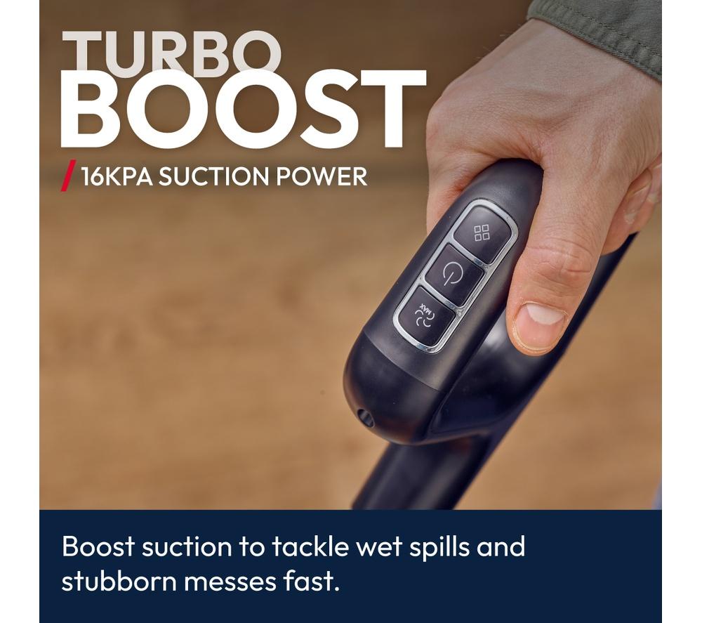 HOOVER HW3 Plus Turbo Clean Upright 2-in-1 Wet & Dry Hard Floor Cleaner - Black & Gold image number 4 of 12