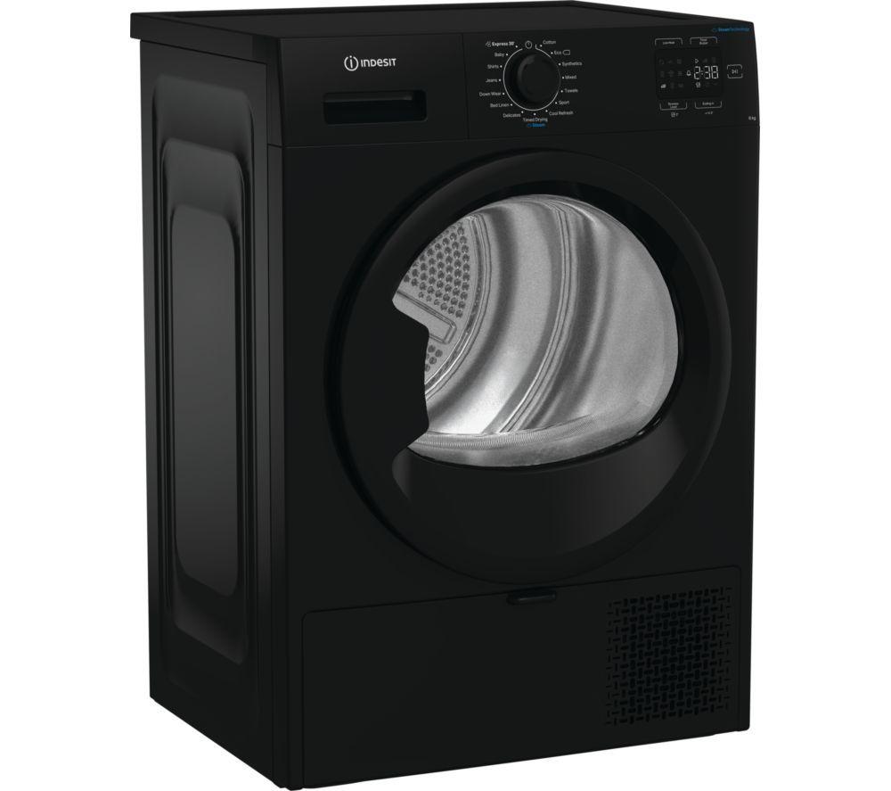 INDESIT C YSD 82D BB UK kg Heat Pump Tumble Dryer - Black image number 7 of 8