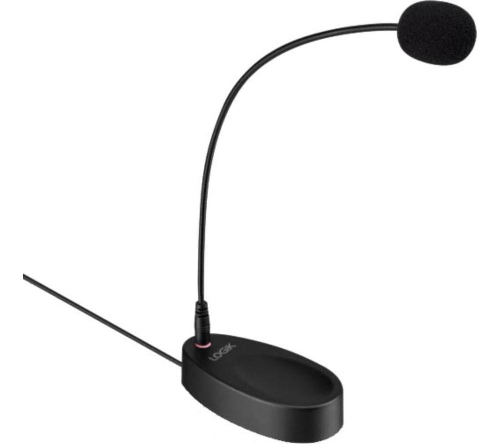 LOGIK LDMIC26 Desktop Microphone - Black image number 2 of 4