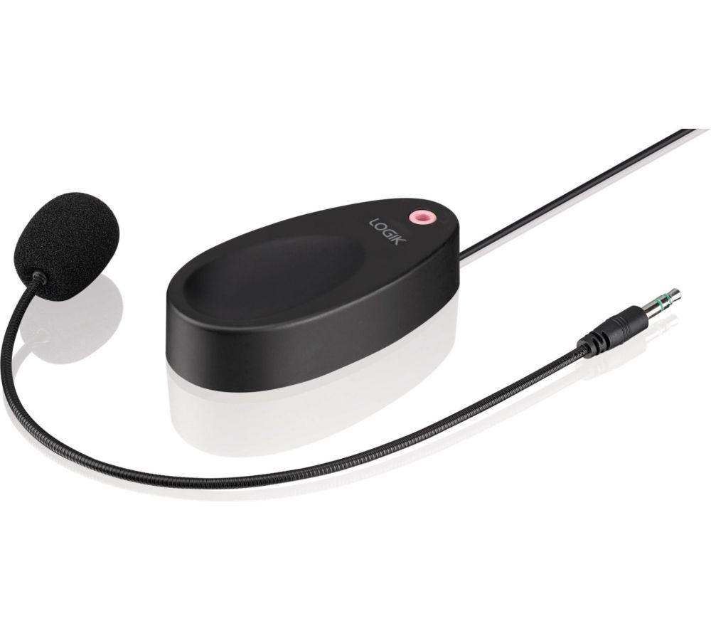 LOGIK LDMIC26 Desktop Microphone - Black image number 3 of 4