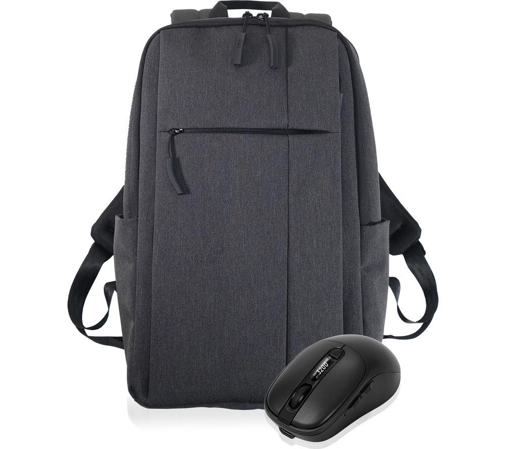 SANDSTROM S15BPBUN26 15.6inch Laptop Bag & Wireless Mouse Bundle - Grey