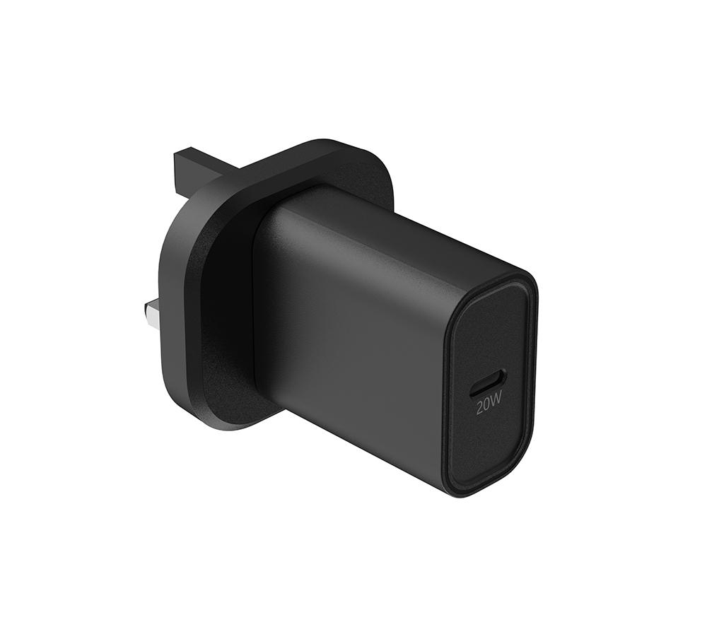 LOGIK L20MBK26 Super Fast USB Type-C 20 W Wall Charger