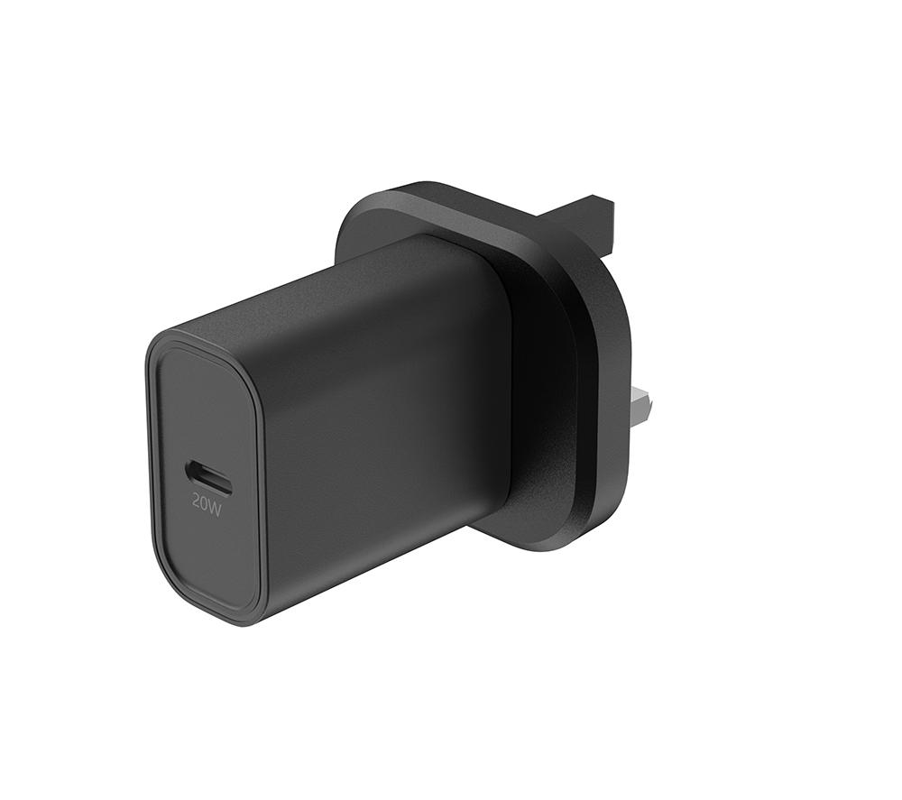 LOGIK L20MBK26 USB Type‑C 20 W Wall Charger - Black image number 2 of 2
