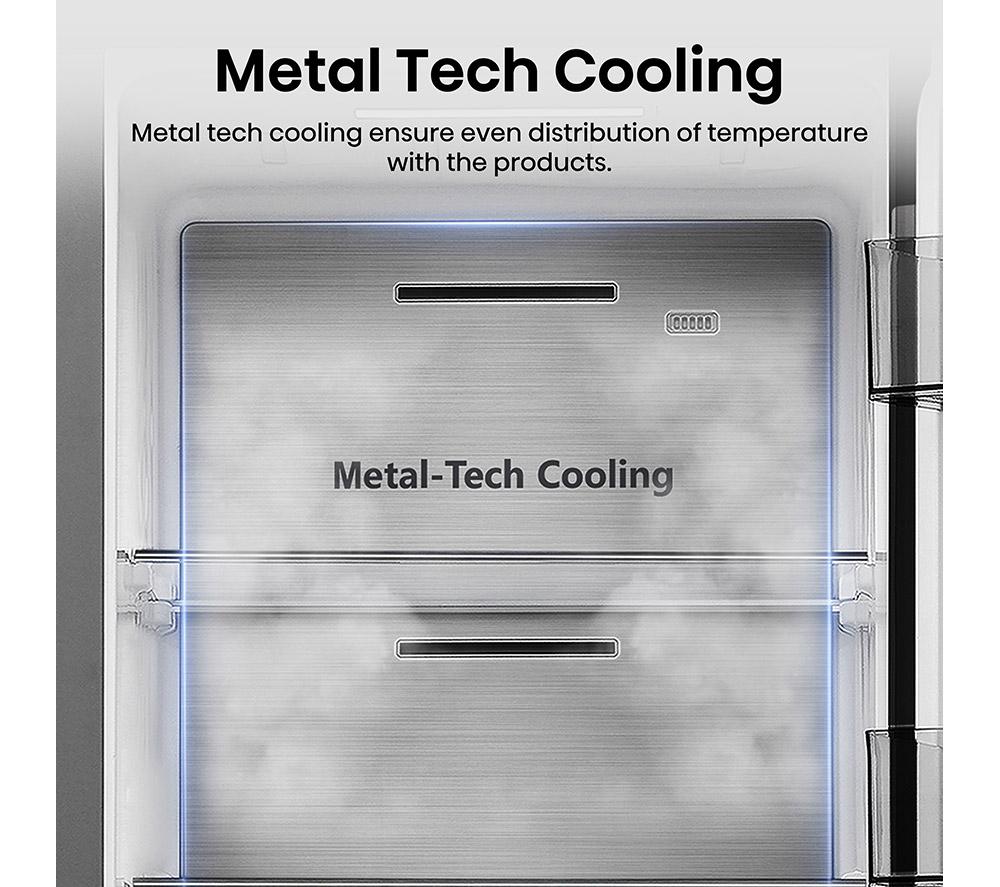 HISENSE PureFlat Infinite RS818N4TFC American-Style Smart Fridge Freezer - Black image number 12 of 12