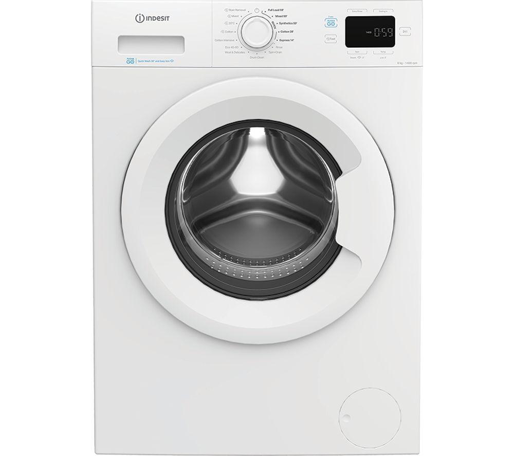 INDESIT Push&Go IP 846 PUSH&GO UK 8 kg 1400 Spin Washing Machine - White