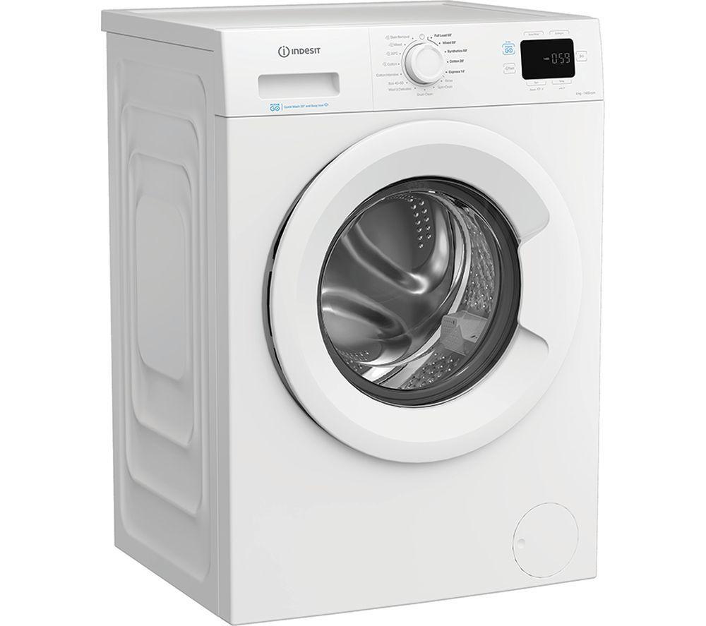 INDESIT Push&Go IP 846 PUSH&GO UK 8 kg 1400 Spin Washing Machine - White image number 4 of 10