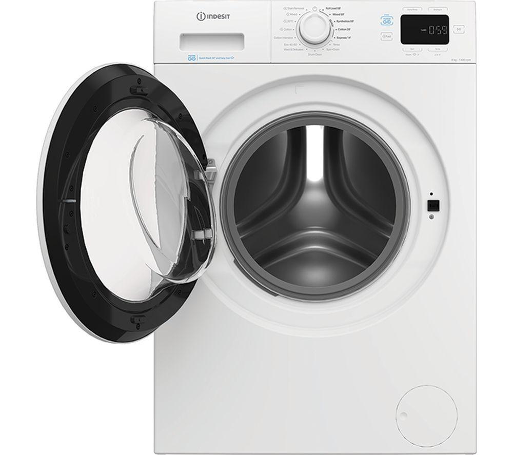 INDESIT Push&Go IP 846 PUSH&GO UK 8 kg 1400 Spin Washing Machine - White image number 7 of 10
