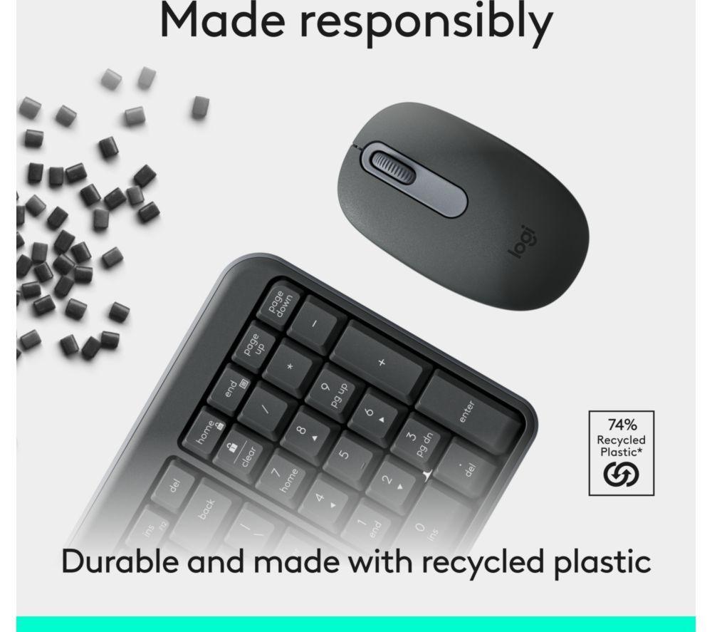 LOGITECH MK250 Wireless Keyboard & Mouse Set - Graphite image number 4 of 6