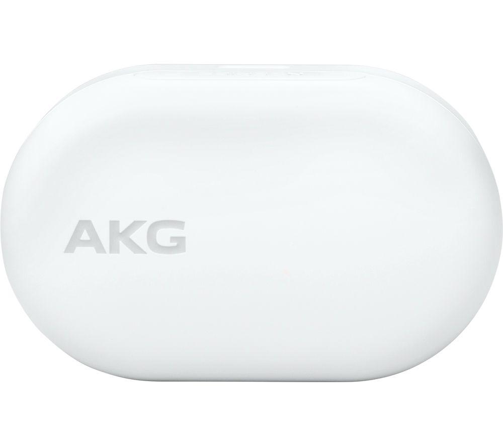 AKG N5 Hybrid Wireless Bluetooth Noise-Cancelling Earbuds - White image number 9 of 9
