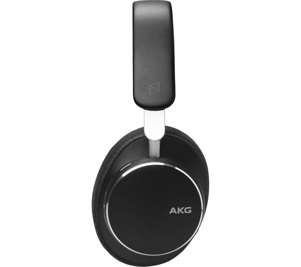 AKG N9 Hybrid Wireless Bluetooth Noise-Cancelling Headphones - Black image number 4 of 8
