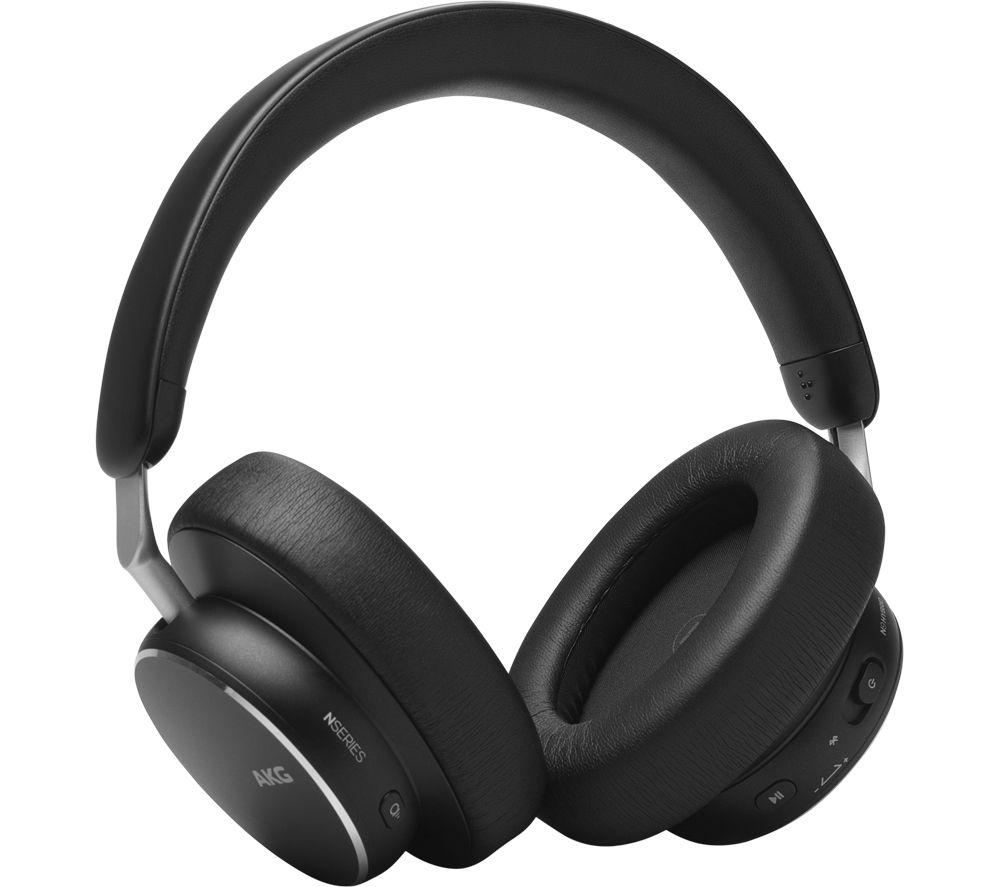 AKG N9 Hybrid Wireless Bluetooth Noise-Cancelling Headphones - Black image number 5 of 8