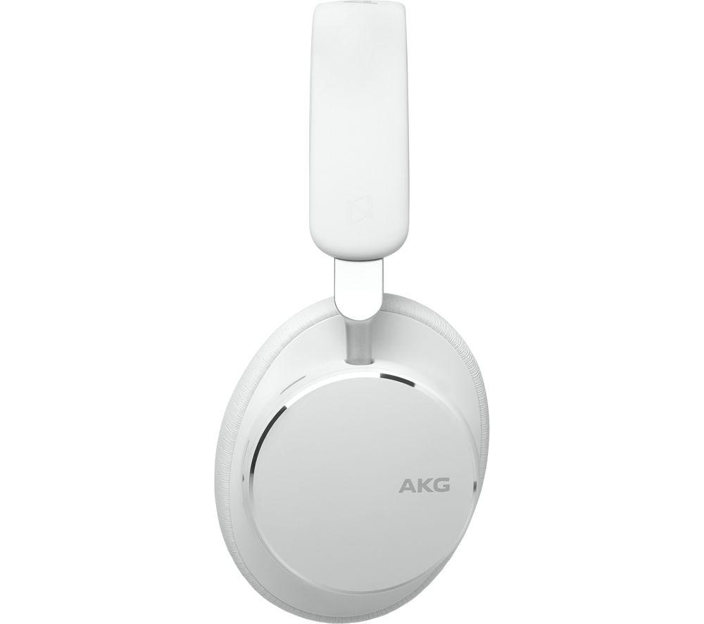 AKG N9 Hybrid Wireless Bluetooth Noise-Cancelling Headphones - White image number 7 of 9