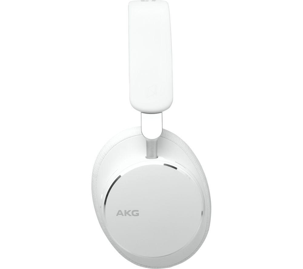 AKG N9 Hybrid Wireless Bluetooth Noise-Cancelling Headphones - White image number 8 of 9