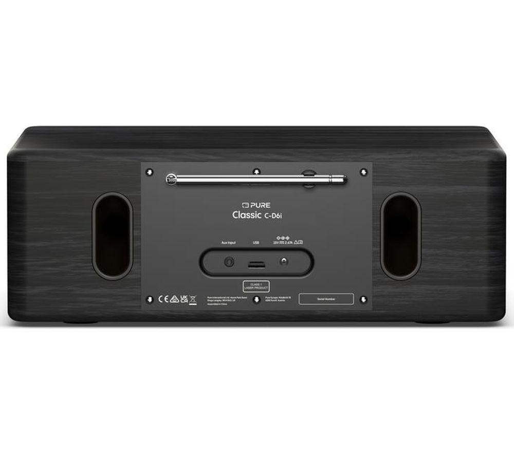 PURE Classic C-D6i DAB+/FM Smart Bluetooth Radio - Black & Ash image number 4 of 8