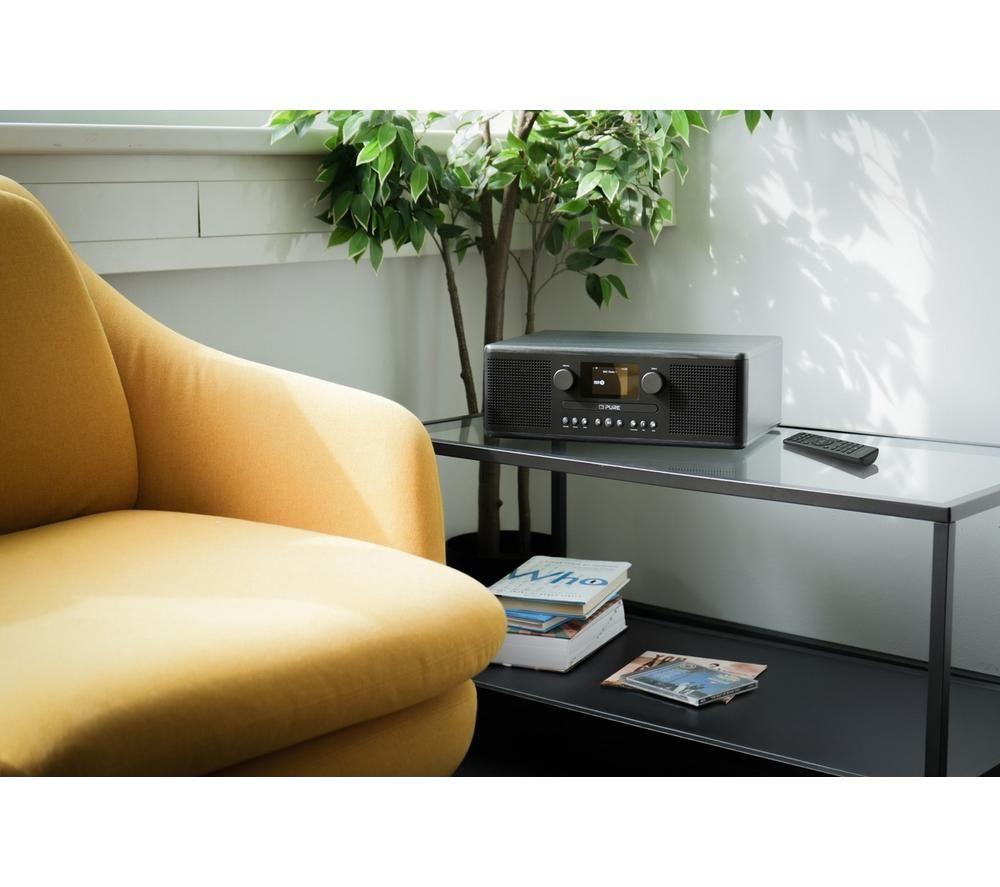 PURE Classic C-D6i DAB+/FM Smart Bluetooth Radio - Black & Ash image number 6 of 8