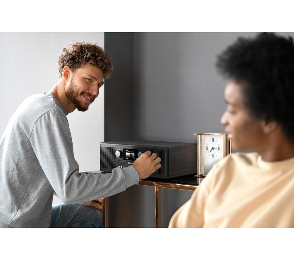 PURE Classic C-D6i DAB+/FM Smart Bluetooth Radio - Black & Ash image number 7 of 8