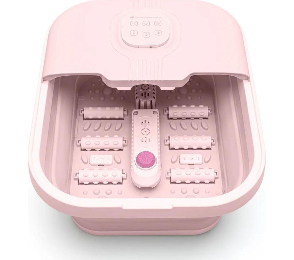 Rio Deluxe Foldaway Foot Spa & Massager - Pink