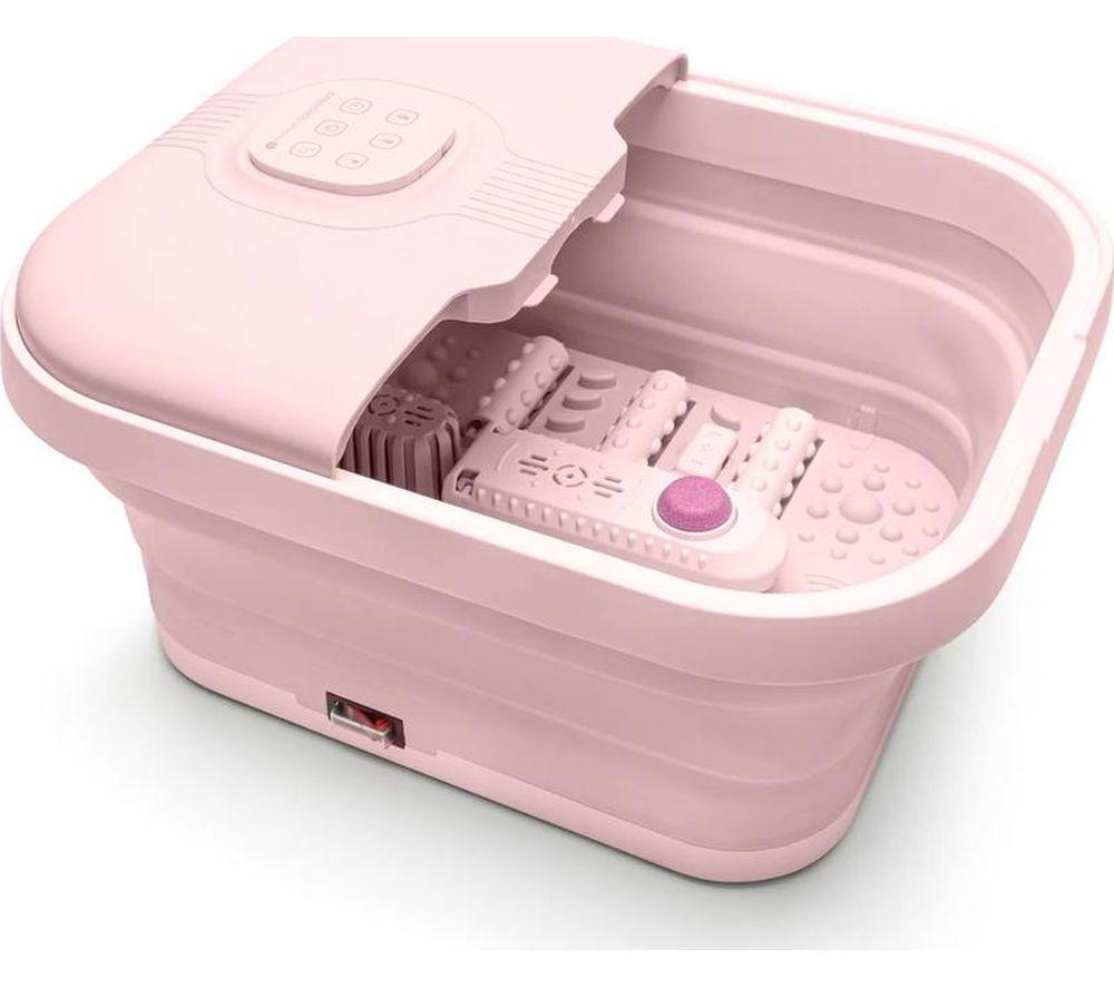 RIO Deluxe Foldaway Foot Spa & Massager - Pink image number 3 of 6