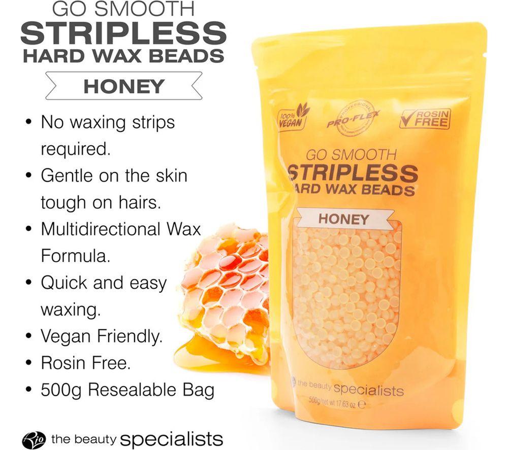 RIO Honey Go Smooth Stripless Hard Wax Beads - Pack of 2, Yellow image number 4 of 6