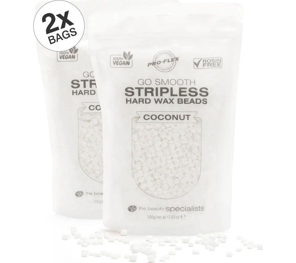 RIO Coconut Go Smooth Stripless Hard Wax Beads - Pack of 2, White image number 2 of 6