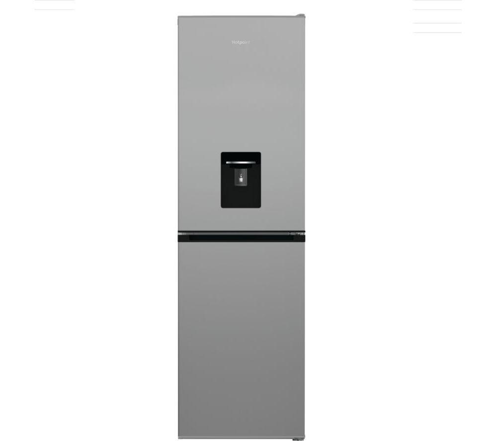HOTPOINT No Frost HPKH 1261W S4UK 50/50 Fridge Freezer – Silver, Silver/Grey
