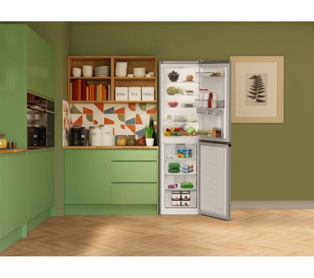 HOTPOINT No Frost HPKH 1261W S4UK 50/50 Fridge Freezer - Silver image number 7 of 11