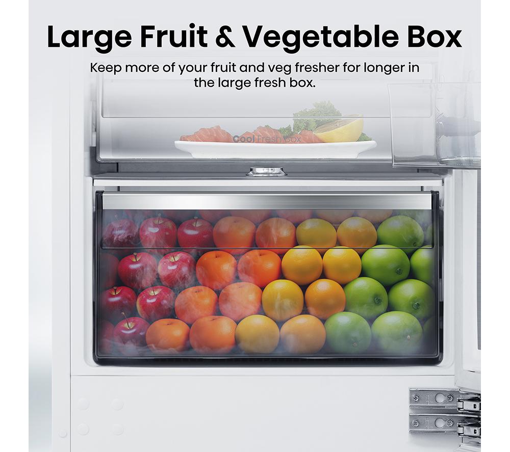 HISENSE RB5B280SSWC Integrated Smart 70/30 Fridge Freezer - Fixed Hinge image number 8 of 17