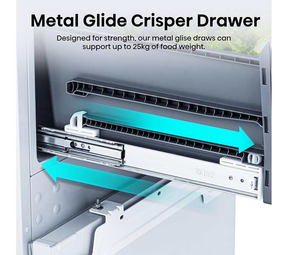 HISENSE RB5B280SSWC Integrated Smart 70/30 Fridge Freezer - Fixed Hinge image number 9