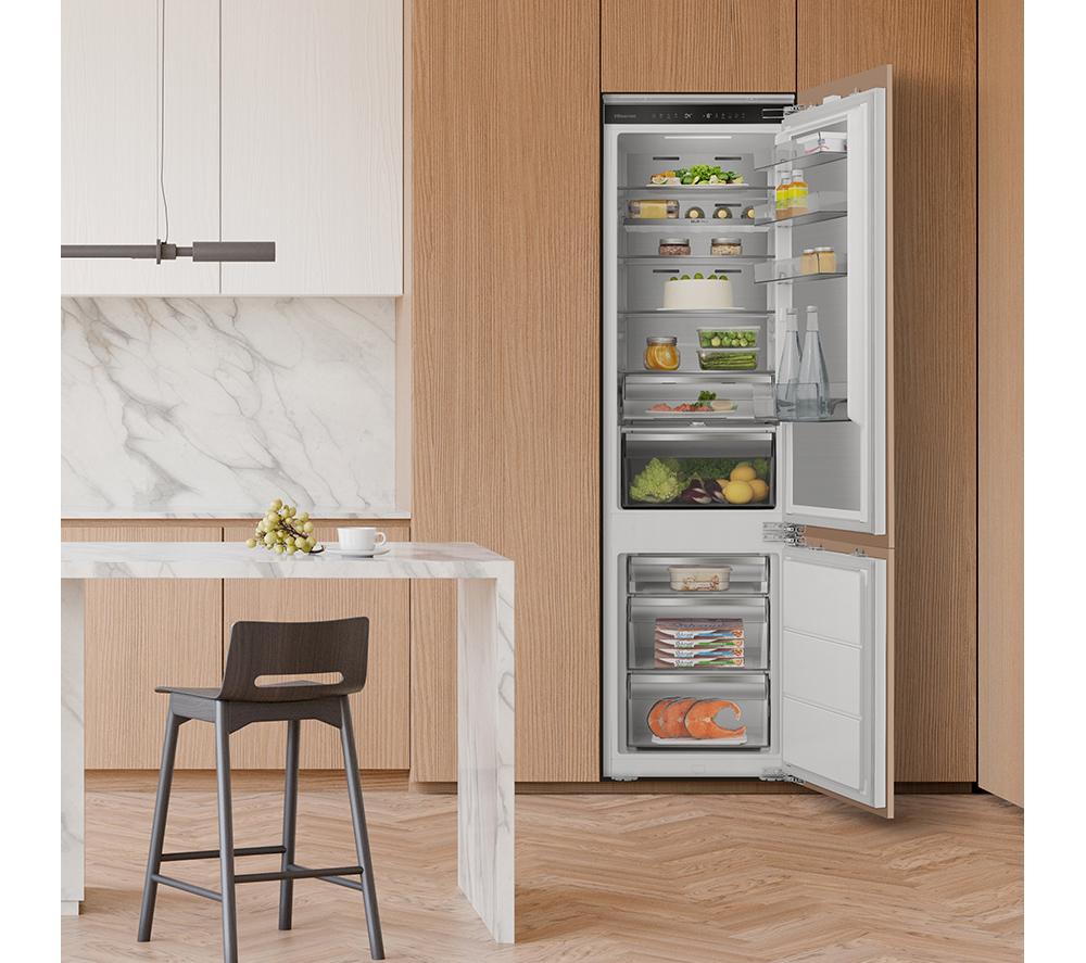 HISENSE RB5B280SSWC Integrated Smart 70/30 Fridge Freezer - Fixed Hinge image number 17 of 17