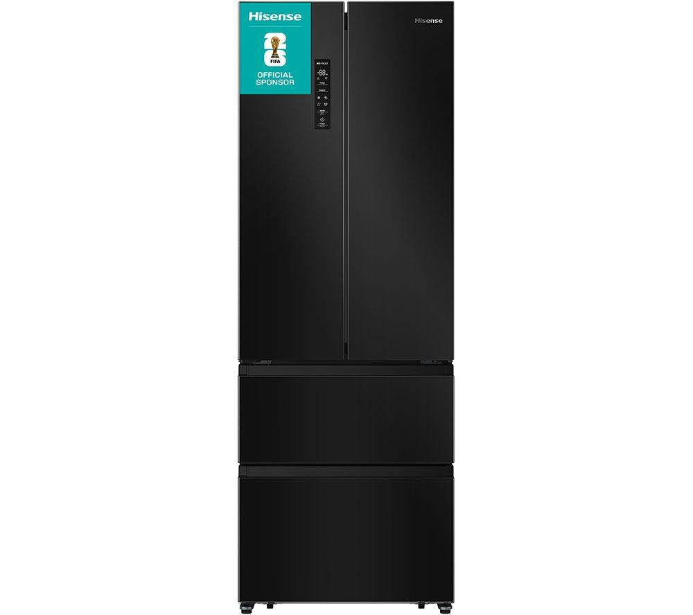 HISENSE PureFlat RF632N4AIC1 Smart Fridge Freezer – Stainless Steel, Black