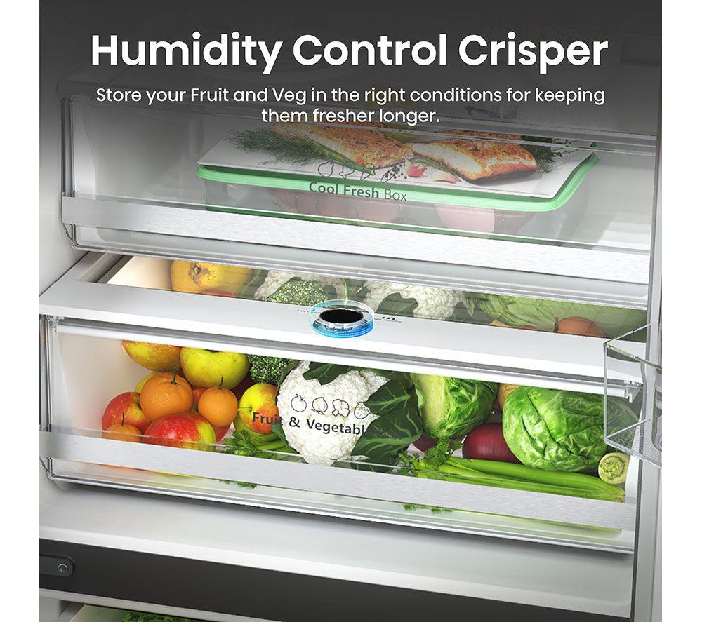 HISENSE PureFlat RF632N4AFC1 Smart Fridge Freezer - Black image number 9 of 13