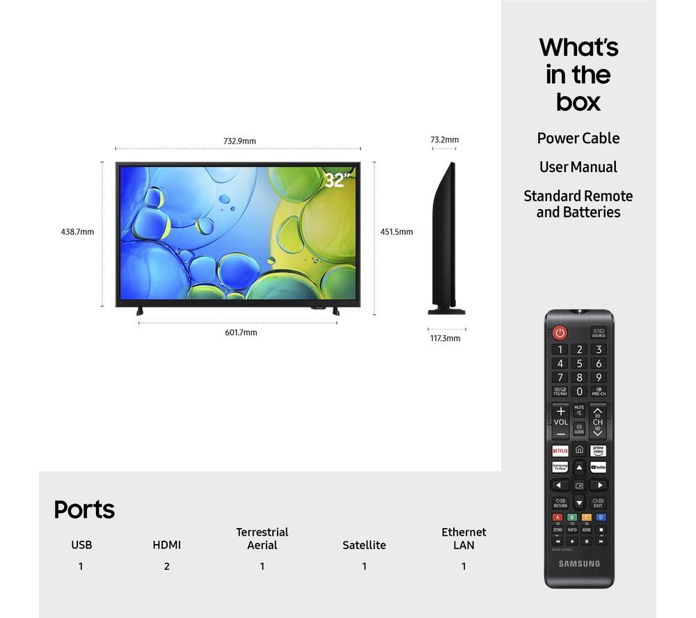 SAMSUNG UE32F6000FKXXU 32" Smart Full HD HDR LED TV image number 7 of 11