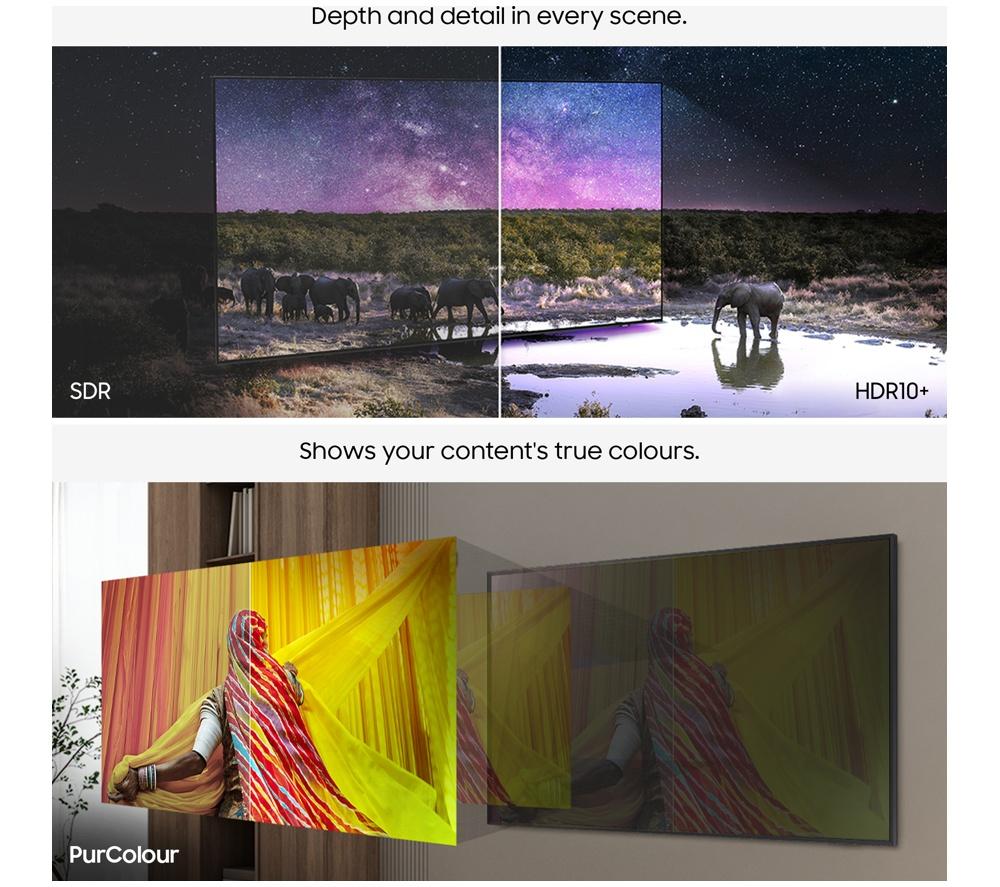 SAMSUNG UE32H5000FKXXU 32" Smart HD Ready HDR LED TV image number 3 of 9