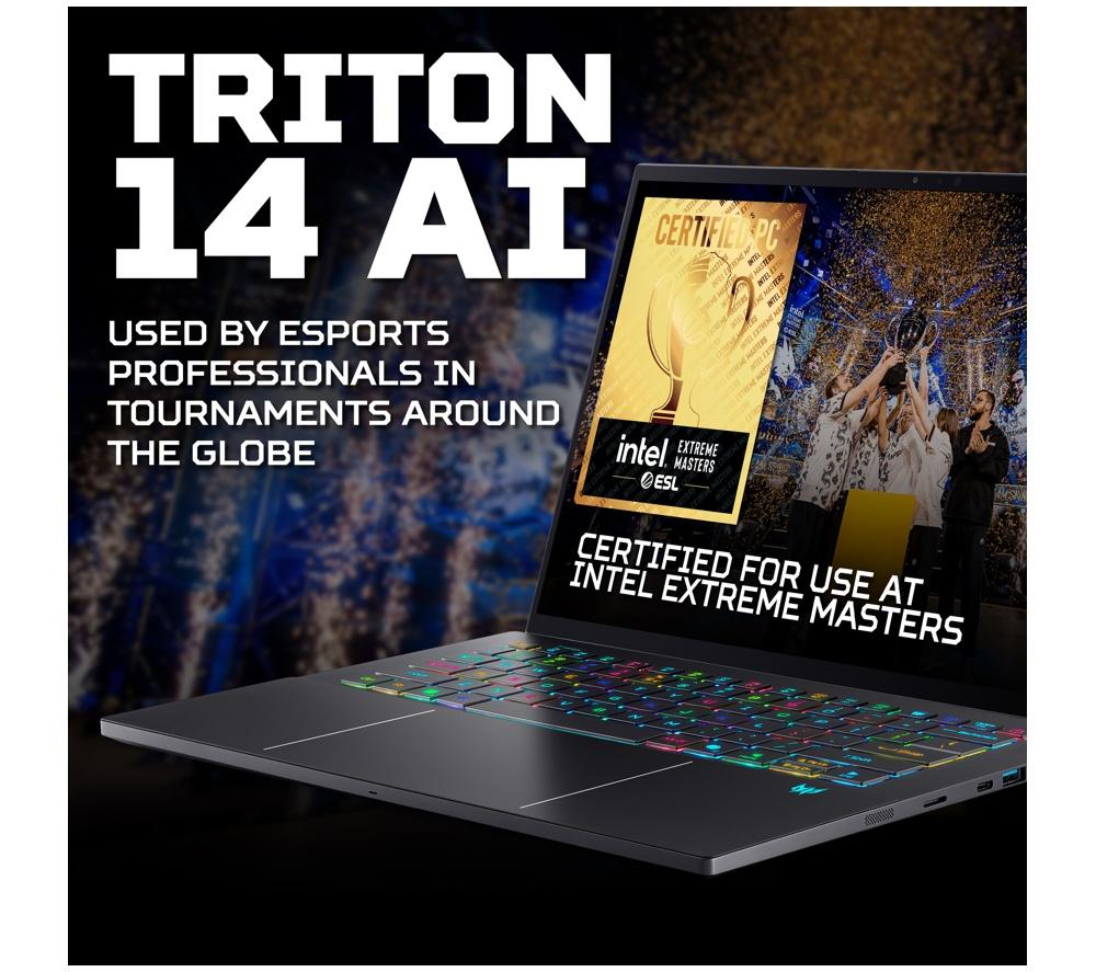 ACER Predator Triton 14 AI 14.5" Gaming Laptop - Intel&reg; Core&trade; Ultra 9, RTX 5070, 2 TB SSD image number 15 of 15