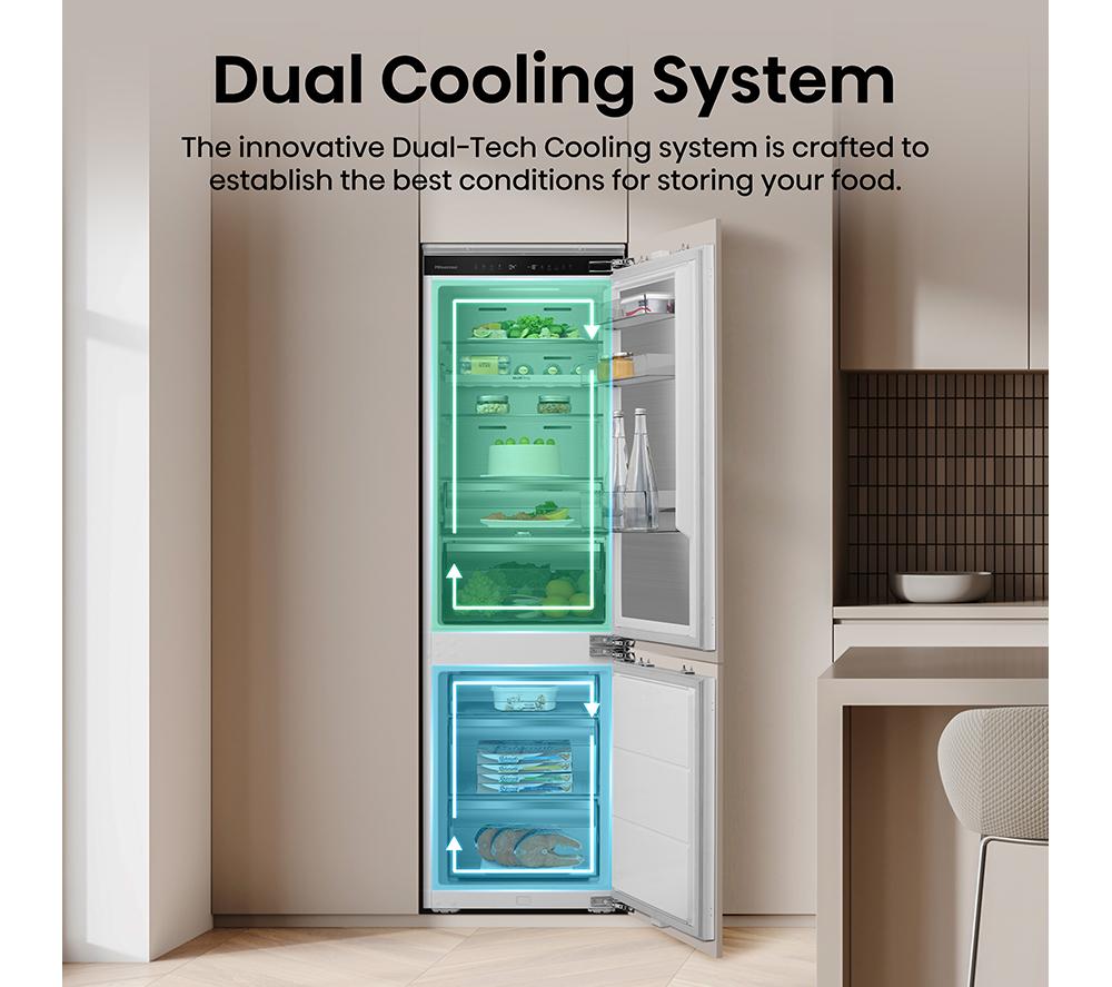 HISENSE RB5B250SSWC Integrated Smart 60/40 Fridge Freezer - Fixed Hinge image number 5 of 16