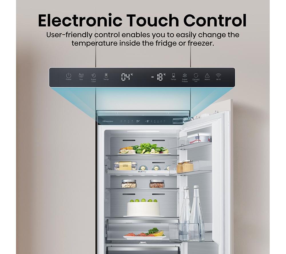 HISENSE RB5B250SSWC Integrated Smart 60/40 Fridge Freezer - Fixed Hinge image number 6 of 16