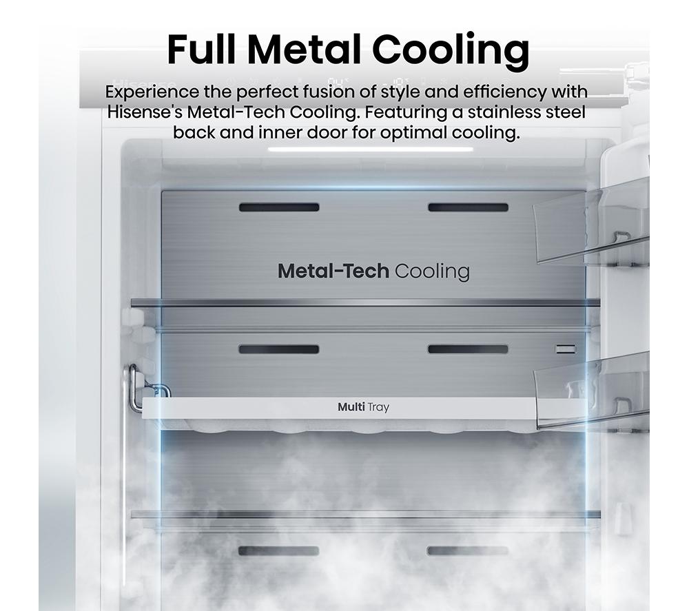 HISENSE RB5B250SSWC Integrated Smart 60/40 Fridge Freezer - Fixed Hinge image number 7 of 16