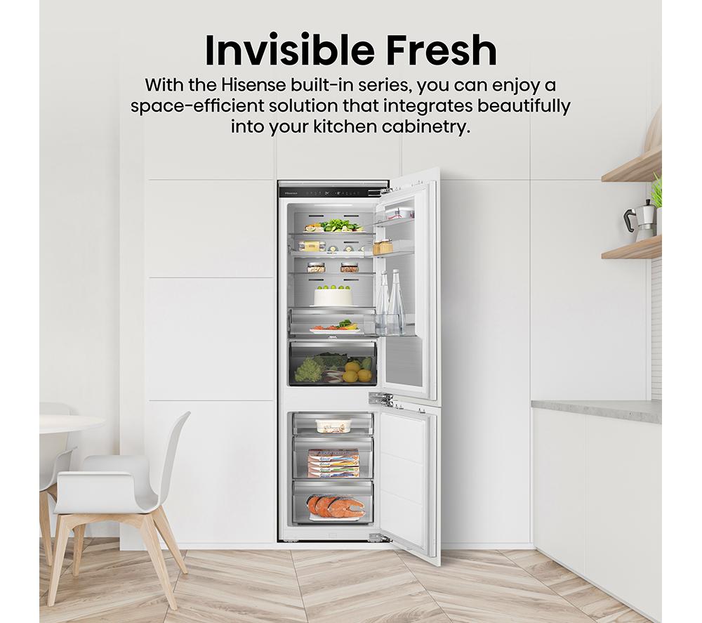 HISENSE RB5B250SSWC Integrated Smart 60/40 Fridge Freezer - Fixed Hinge image number 8 of 16