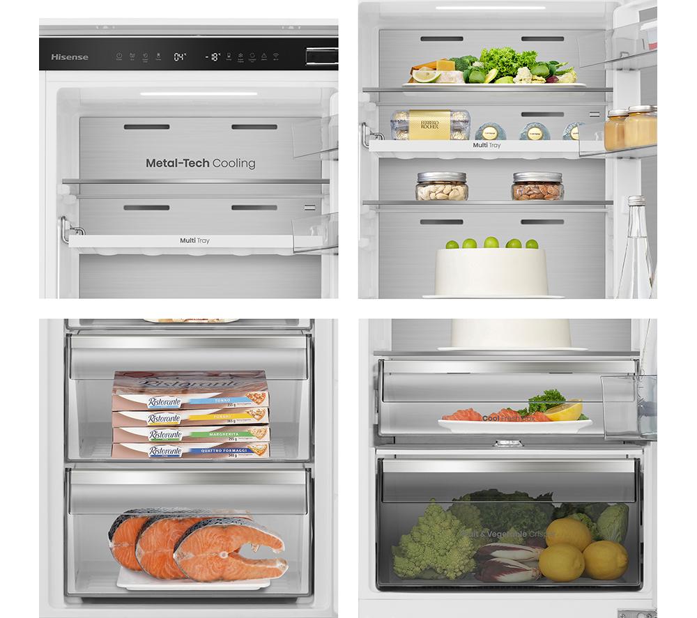 HISENSE RB5B250SSWC Integrated Smart 60/40 Fridge Freezer - Fixed Hinge image number 15 of 16
