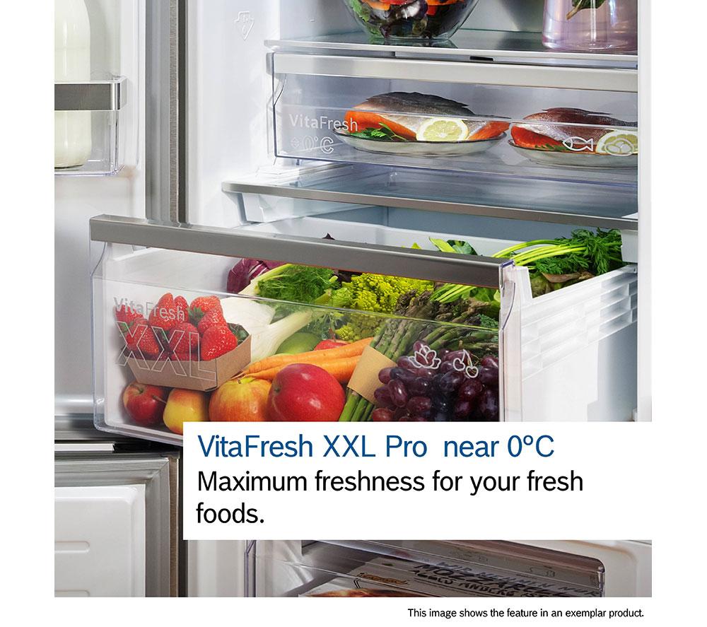 BOSCH Series 4 KGN392LAGG 70/30 Fridge Freezer - Stainless Steel image number 4 of 17