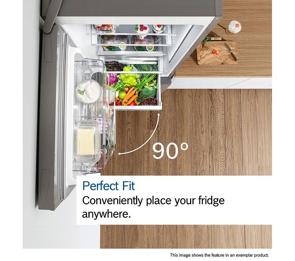 BOSCH Series 4 KGN392LAGG 70/30 Fridge Freezer - Stainless Steel image number 7 of 17