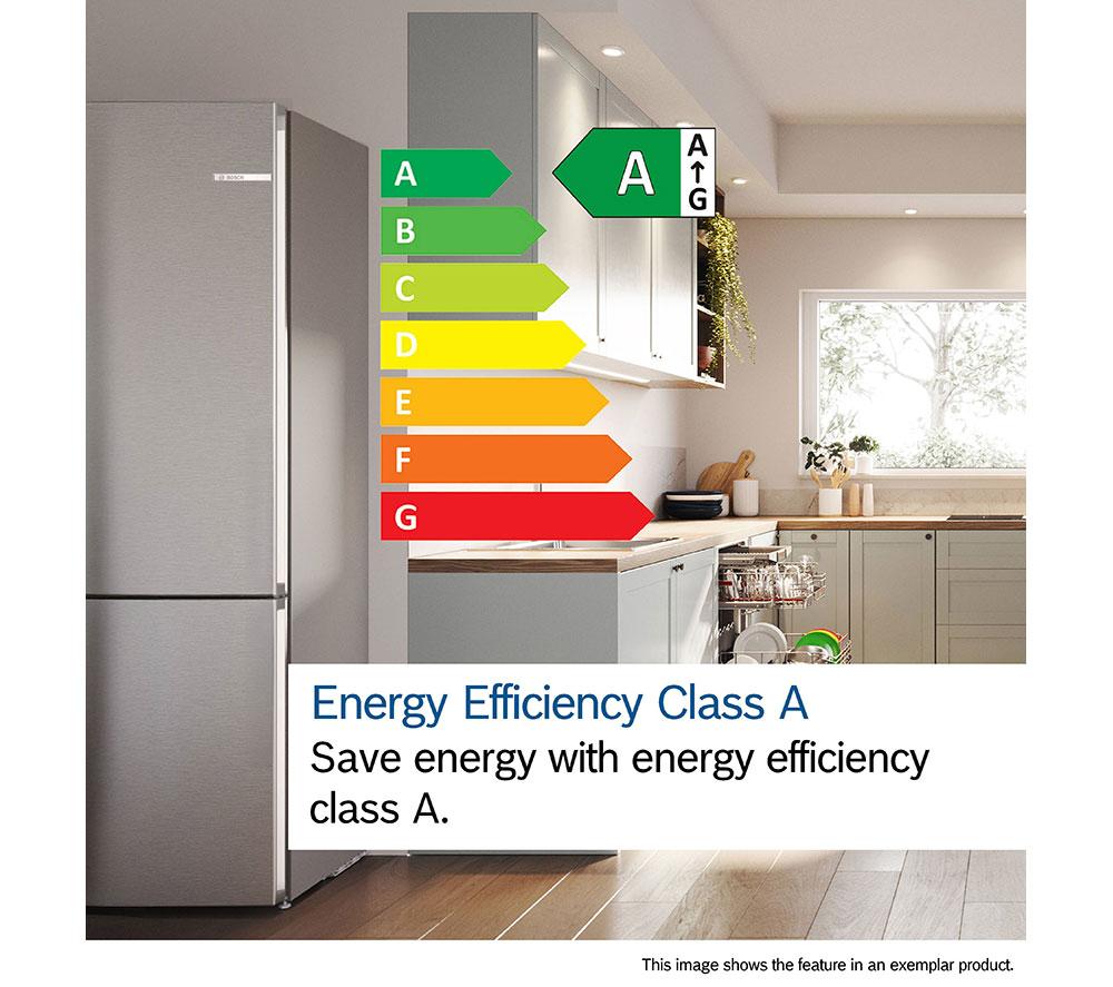 BOSCH Series 4 KGN392LAGG 70/30 Fridge Freezer - Stainless Steel image number 17 of 17