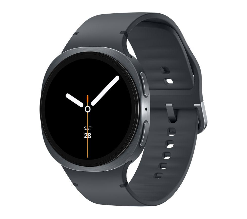 Samsung Galaxy Watch8 Lte With Bixby - Graphite, 44 Mm, Silver/Grey