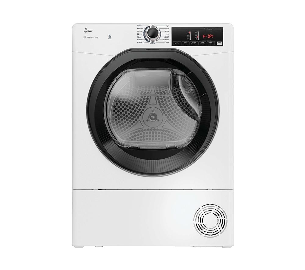 HOOVER H-Dry 350 HRE H10N2TE-80 WiFi-enabled 10 kg Heat Pump Tumble Dryer – White, White