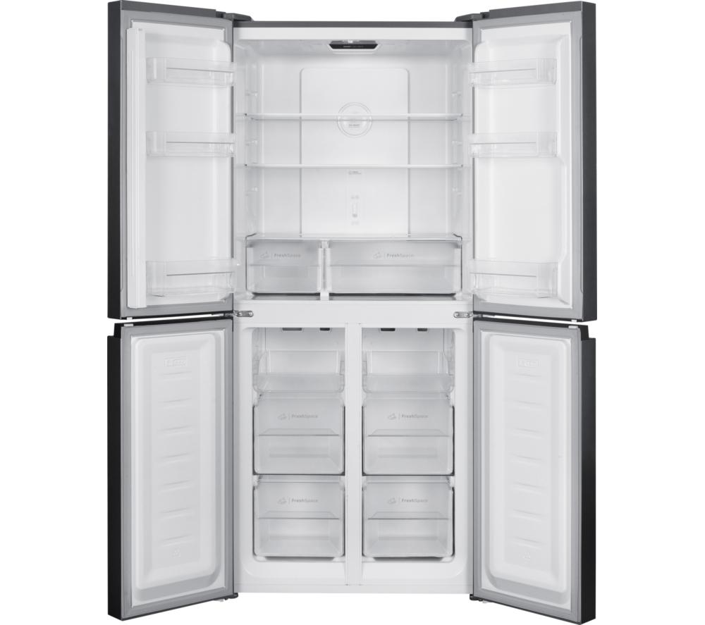 INDESIT Push&Go INGF 6421 XP4UK American-Style Fridge Freezer - Silver image number 2 of 7