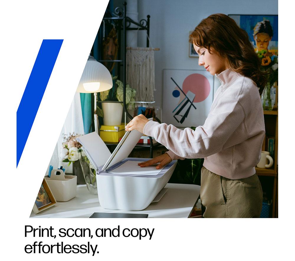 HP DeskJet 2922 All-in-One Wireless Inkjet Printer | Scan & Copy | 3 Months Free Instant Ink image number 6 of 20