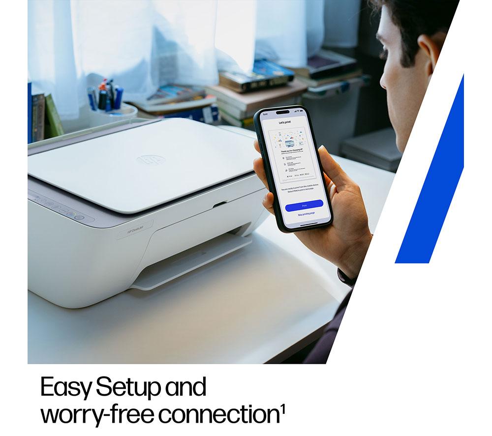 HP DeskJet 2922 All-in-One Wireless Inkjet Printer | Scan & Copy | 3 Months Free Instant Ink image number 7 of 20